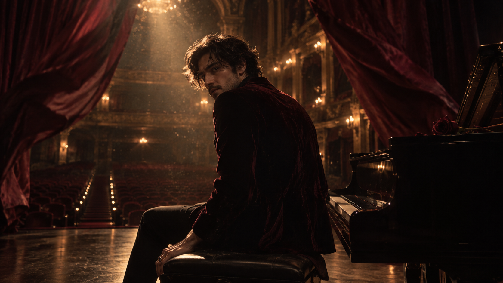 Empty-Theater Music Moment example for genematic ai
