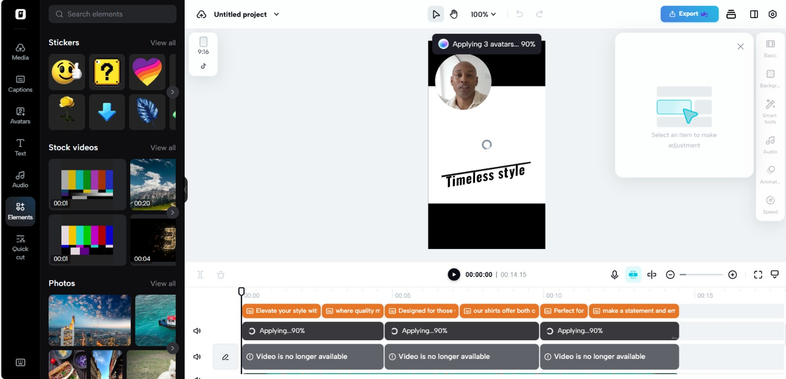 Further refine your video