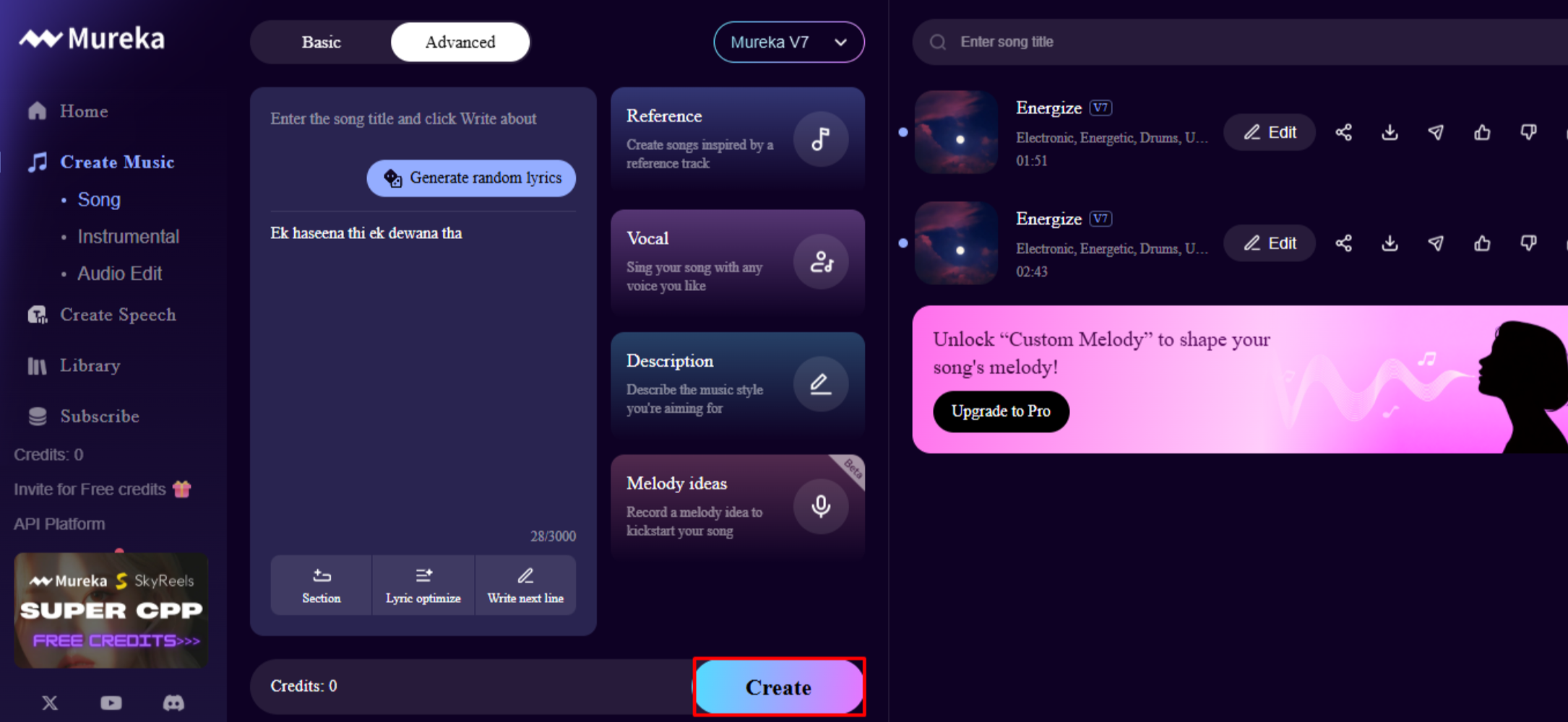 Mureka - další nejlepší tvůrce hudby online s umělou inteligencí