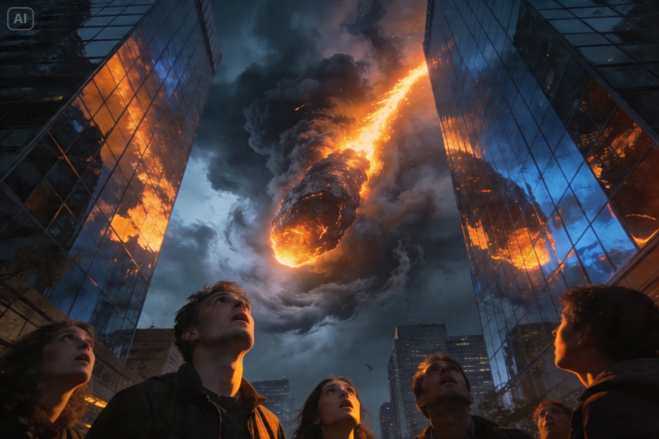 Meteor strike countdown
