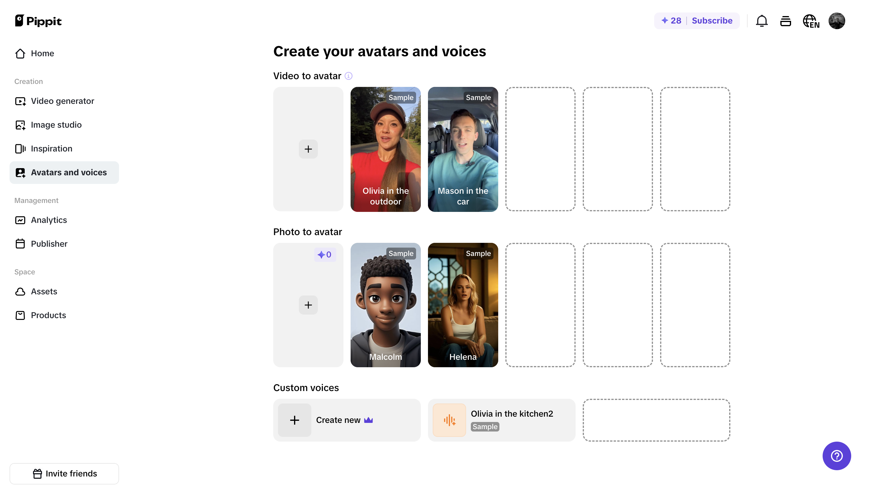 AI avatars and realistic voiceovers