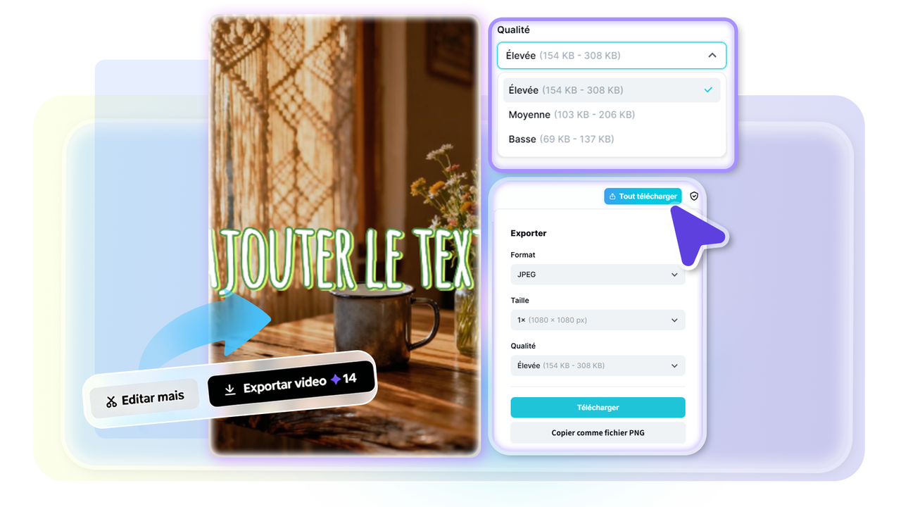 Exporter les images