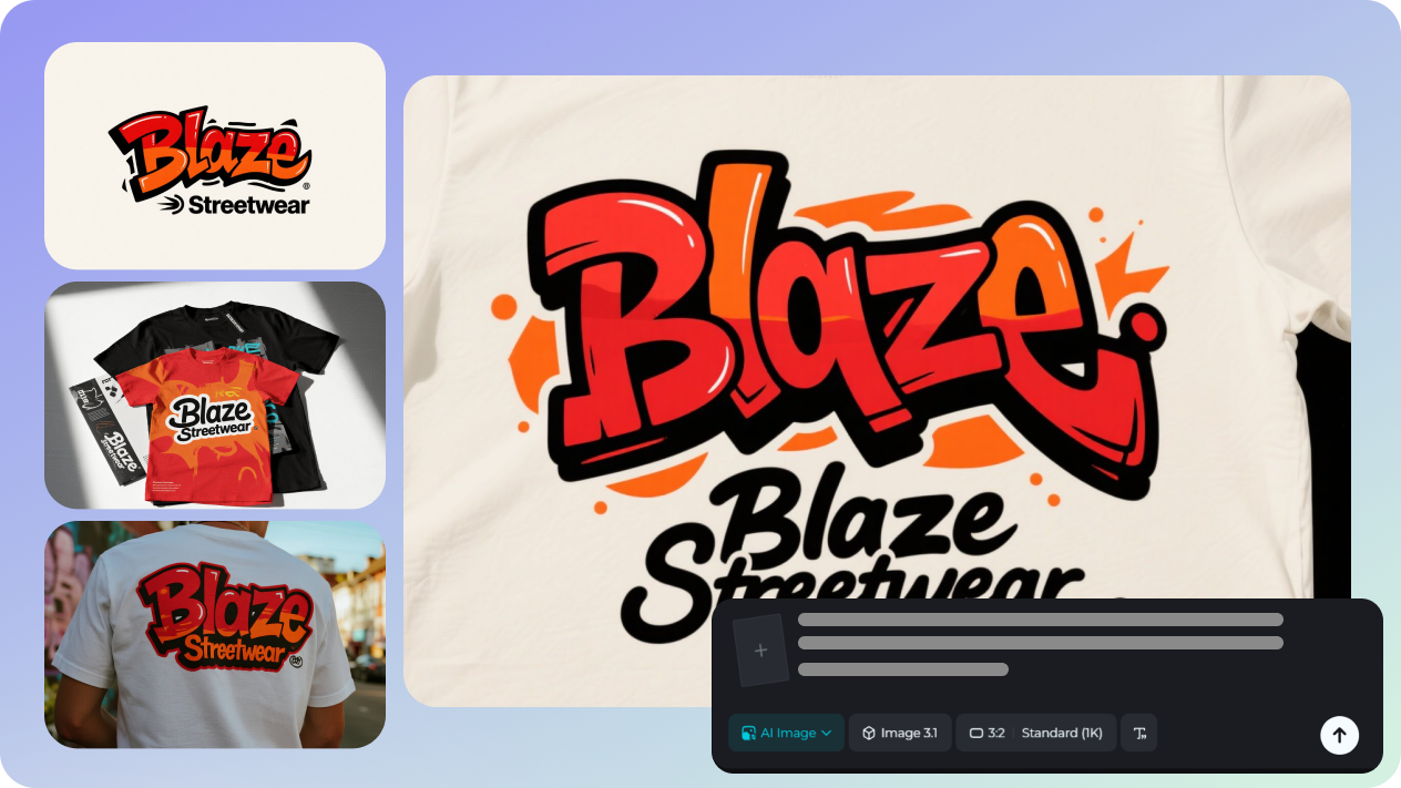  t shirt logo with text