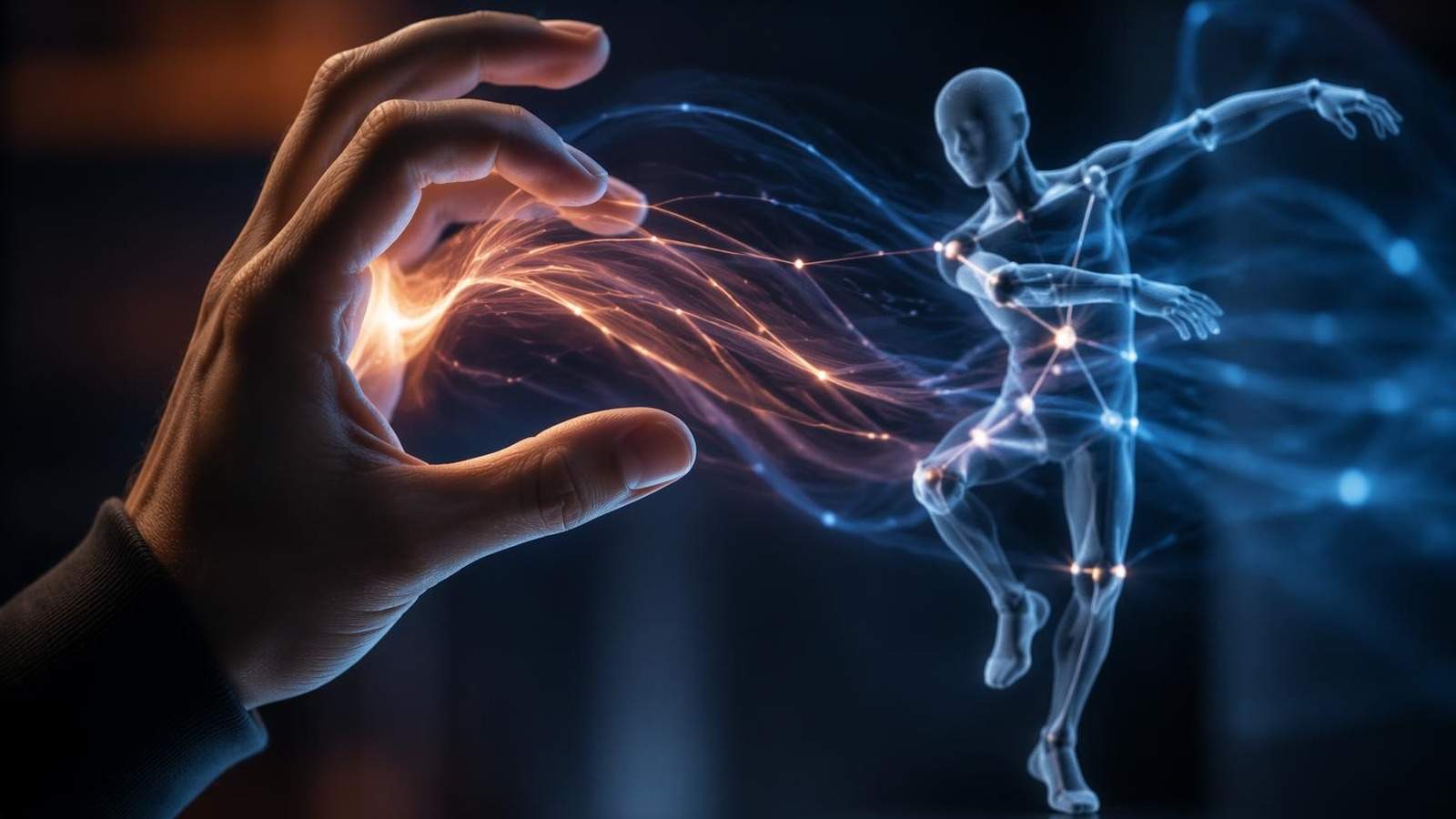 hand gesture motion transfer AI template cover
