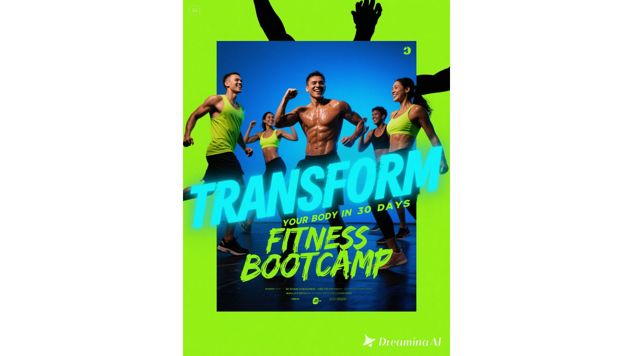 โปสเตอร์ส่งเสริมกิจกรรมฟิตเนส