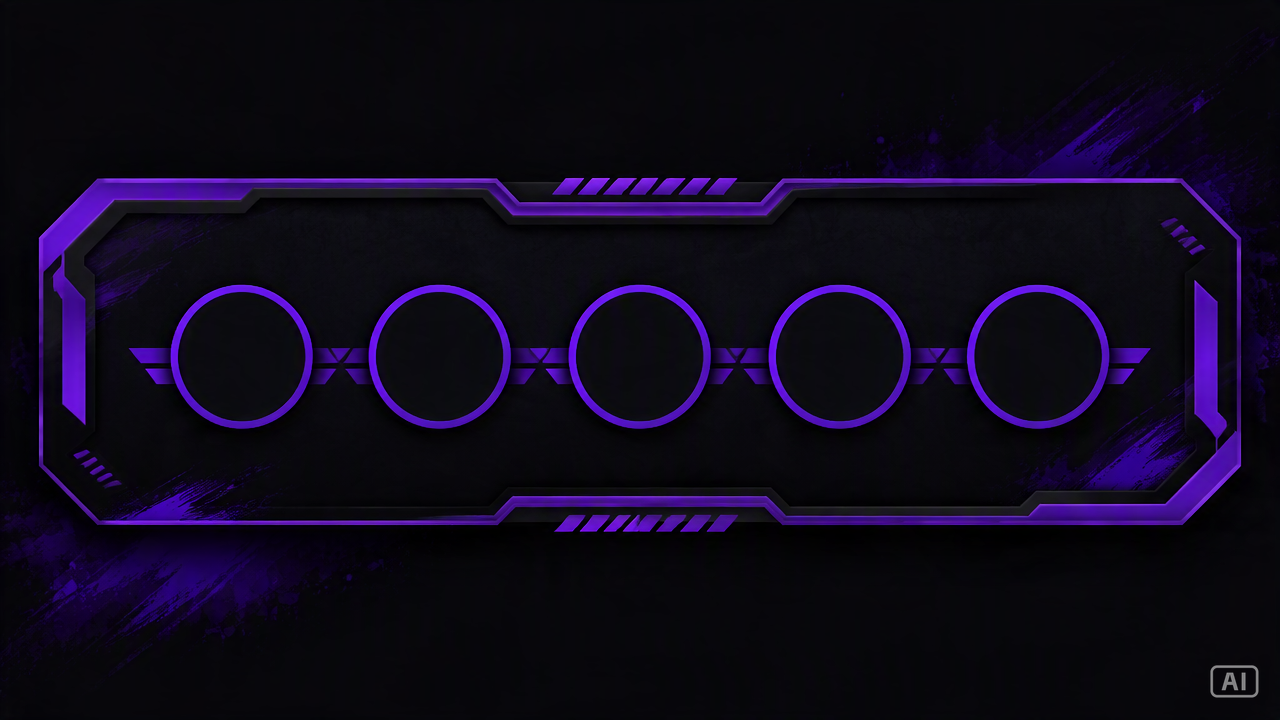 Twitch banner social links image generated by Pippit